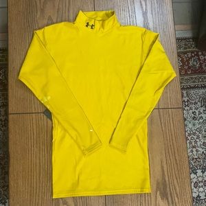 Under Armor Coldgear Compression Shirt Yellow-Orange